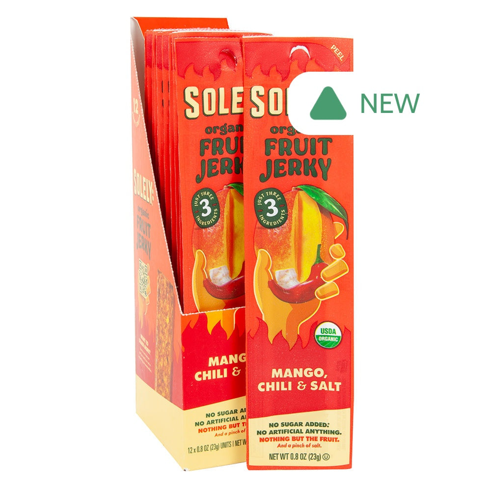 Wholesale Solely Organic Mango Chili And Salt Fruit Jerky 0.8 Oz- Bulk