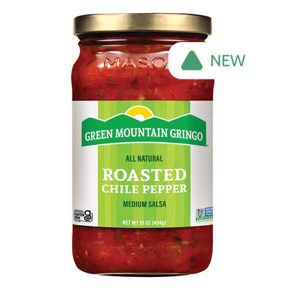 Wholesale Green Mountain Gringo Fire Roasted Chili Pepper Salsa- Bulk