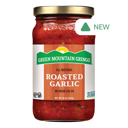 Wholesale Green Mountain Gringo Roasted Garlic Salsa- Bulk