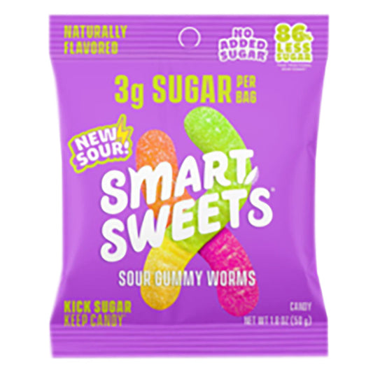 Wholesale Smartsweets - Sour Gummy Worms 1.8Oz- Bulk