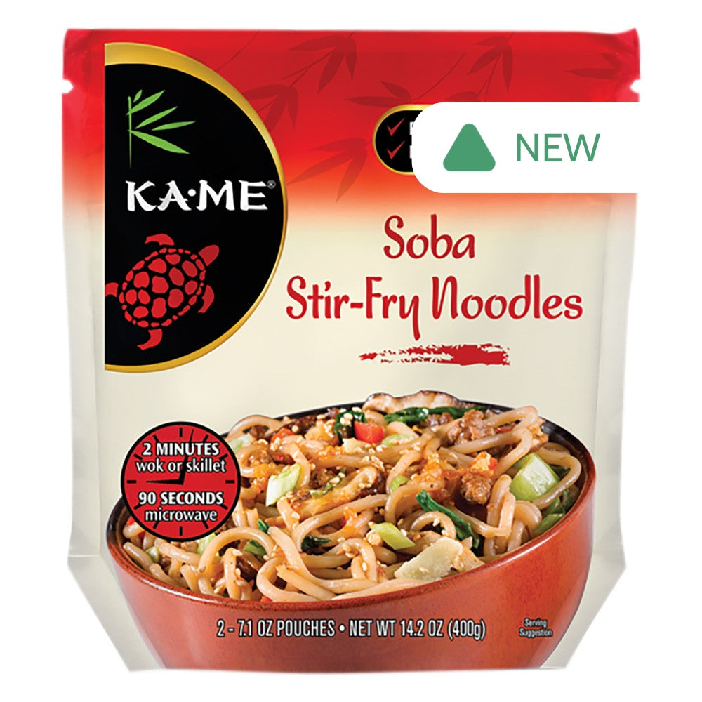 Wholesale Kame Soba Stir Fry Noodles 14.2 Oz Pouch- Bulk
