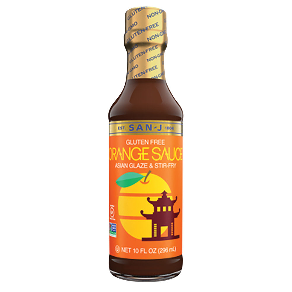 Wholesale San-J Gold Label Orange Cooking Sauce 10 Oz Bottle- Bulk