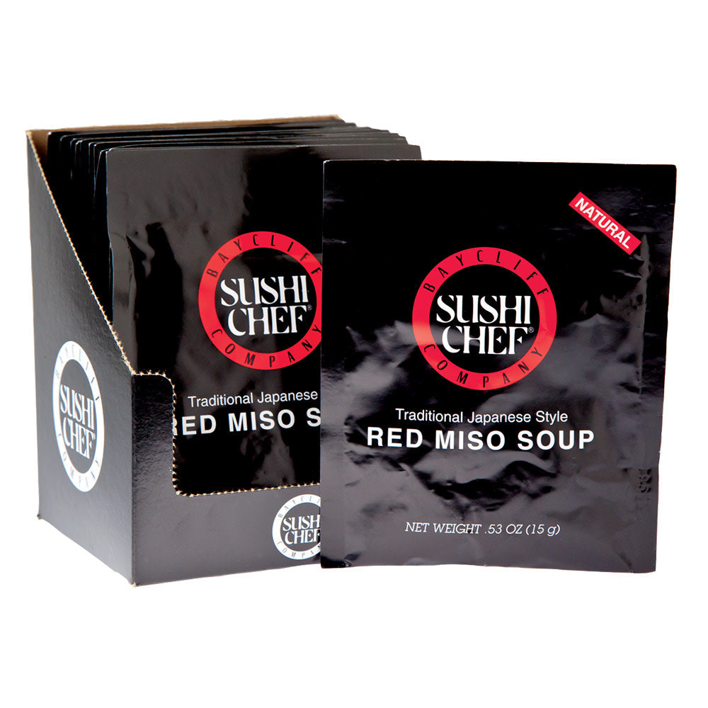 Wholesale Sushi Chef Red Miso Soup Packet 0.53 Oz- Bulk