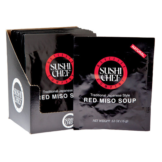 Wholesale Sushi Chef Red Miso Soup Packet 0.53 Oz- Bulk