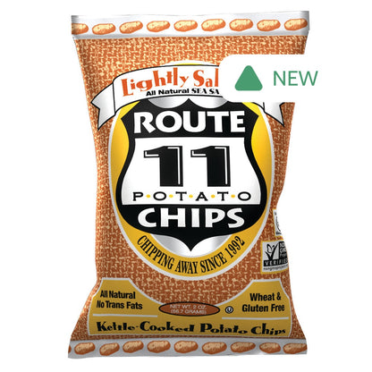 Wholesale Route 11 Lightly Salted Potato Chips 2 Oz Bag- Bulk