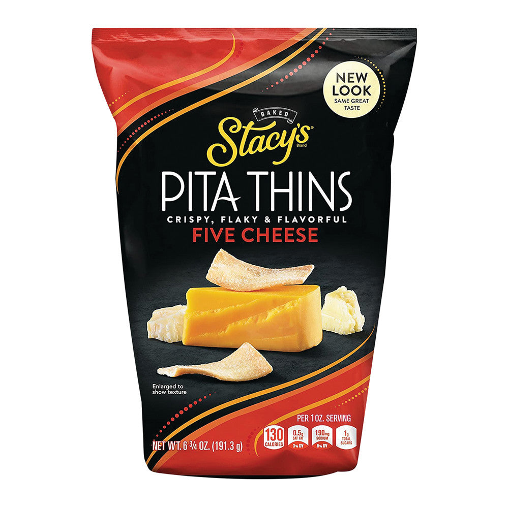 Wholesale Stacy'S 5 Cheese Pita Thins 6.75 Oz Pouch- Bulk