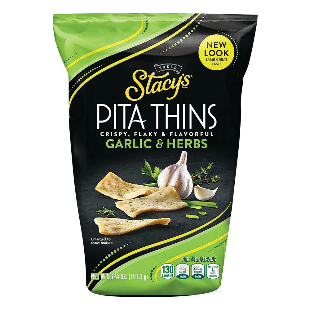 Wholesale Stacy'S Garlic & Herb Pita Thins 6.75 Oz Pouch- Bulk