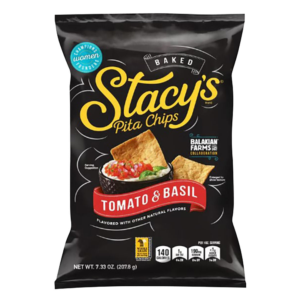 Wholesale Stacy'S Pita Chip Tomato & Basil 7.33 Oz Bag- Bulk