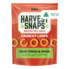Wholesale Calbee Harvest Snaps Crunchy Loops Sour Cream And Onion 2.5 Oz Bag 12 Pack- Bulk