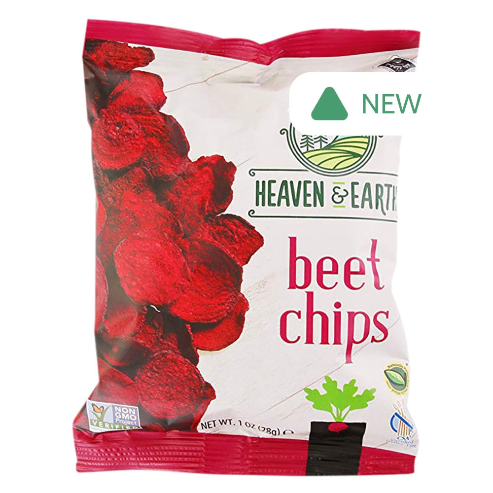 Wholesale Heaven & Earth Beet Chips 1 Oz Bag- Bulk