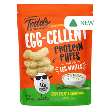 Wholesale Todd’S Egg-Cellent Protein Puffs Sour Cream & Onion 2.5 Oz Bag- Bulk