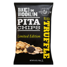 Wholesale Baked In Brookyln - Pita Chips - Black Trufle - 6Oz- Bulk