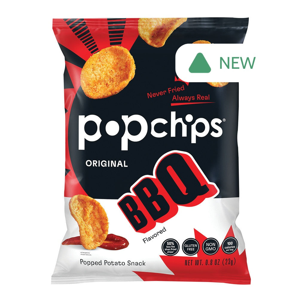 Wholesale Popchips Bbq Potato Chips 0.8 Oz Bag- Bulk