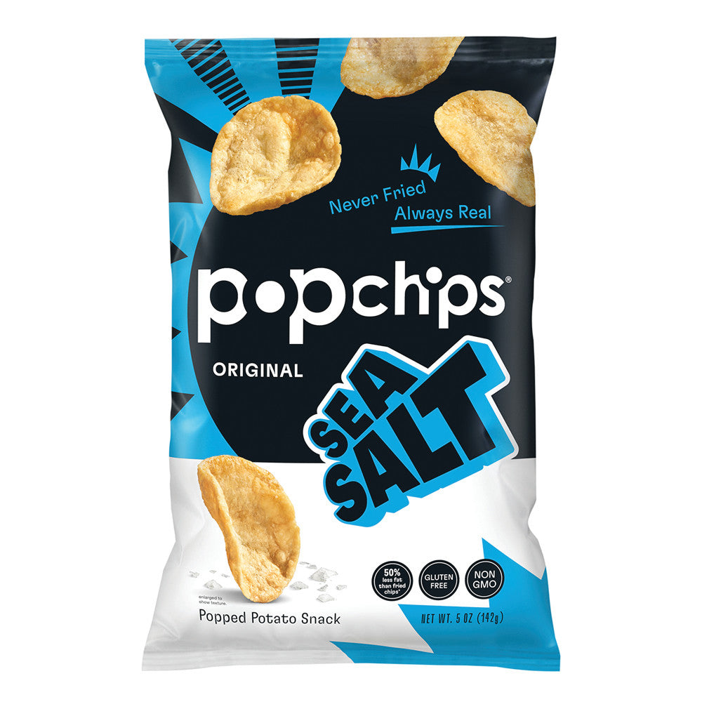 Wholesale Popchips Potato Sea Salt Chips 5 Oz Bag- Bulk