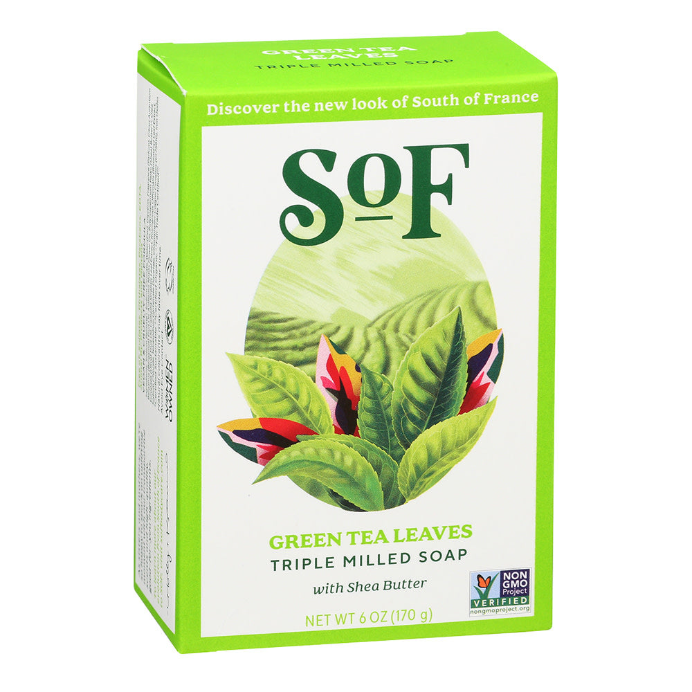 Wholesale South Of France Green Tea Soap 6 Oz Bar- Bulk