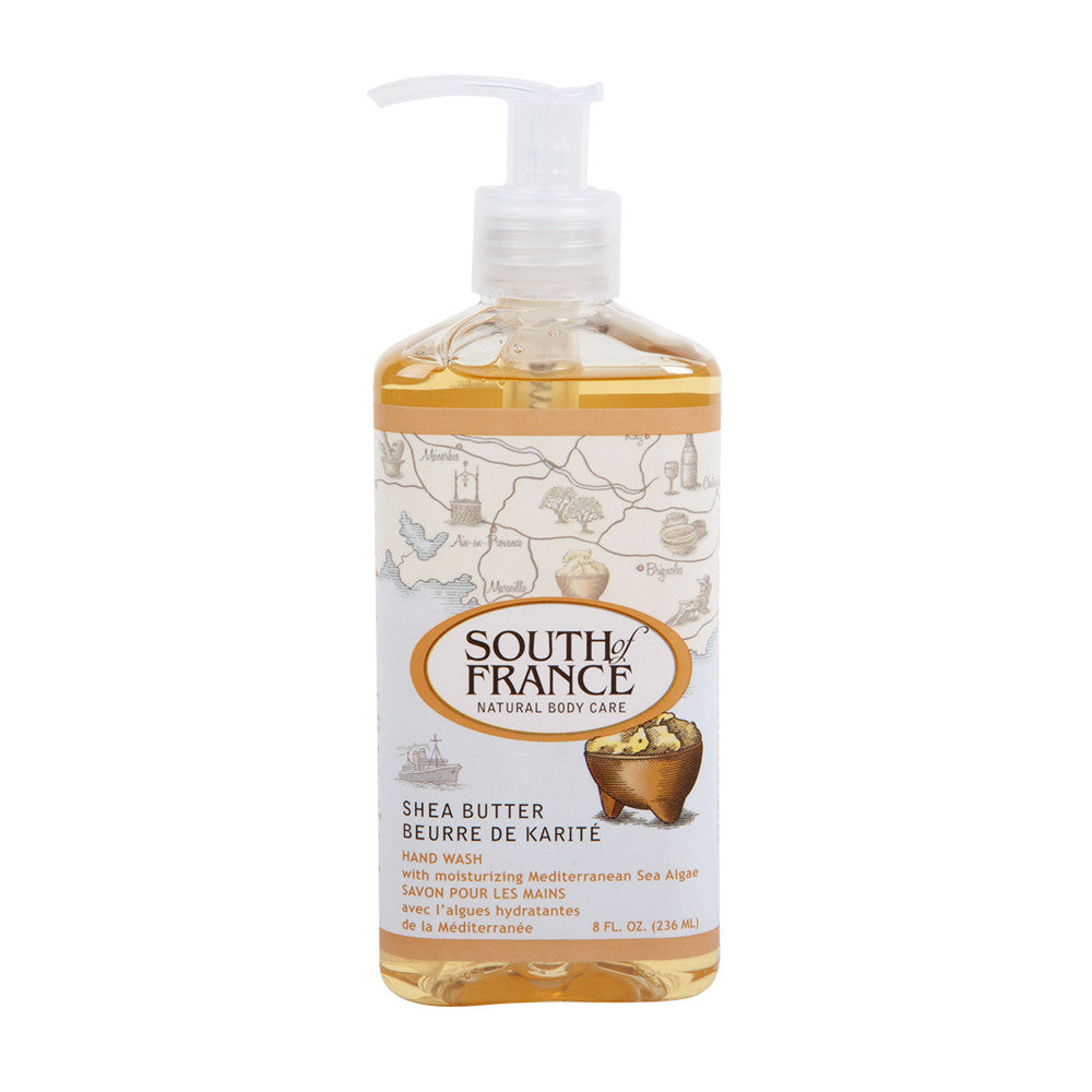 Wholesale South Of France Shea Butter Hand Wash 8 Oz Pump Bottle- Bulk