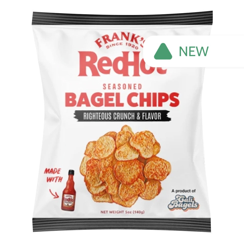 Wholesale Calibagels - Frank'S Red Hot Bagel Chips - 5Oz- Bulk