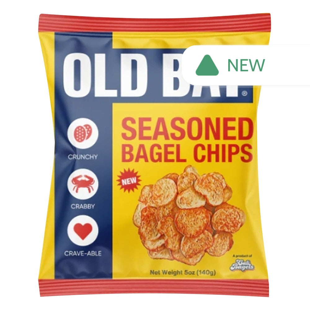 Wholesale Calibagels - Old Bay Season Bagel Chips - 5Oz- Bulk