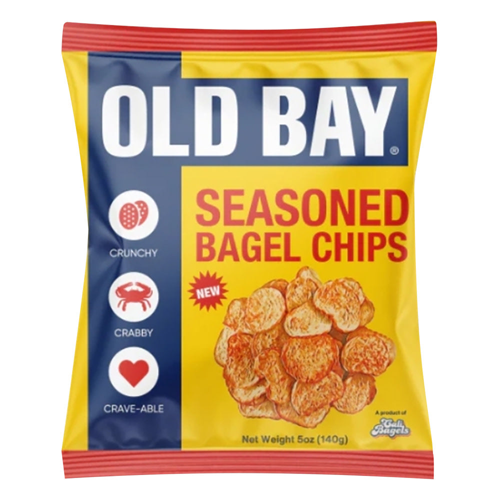 Wholesale Calibagels - Old Bay Season Bagel Chips - 5Oz- Bulk