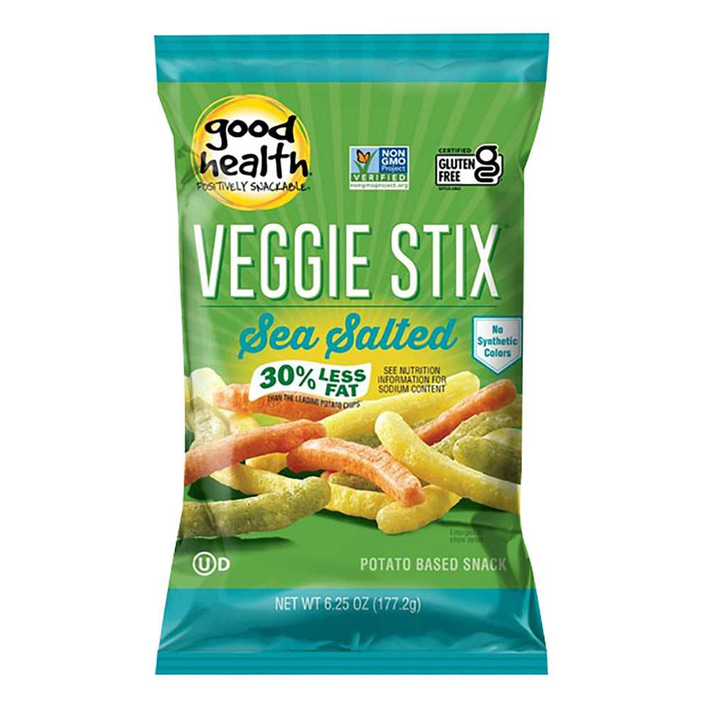 Wholesale Good Health Sea Salted Veggie Stix 6.25 Oz Bag- Bulk