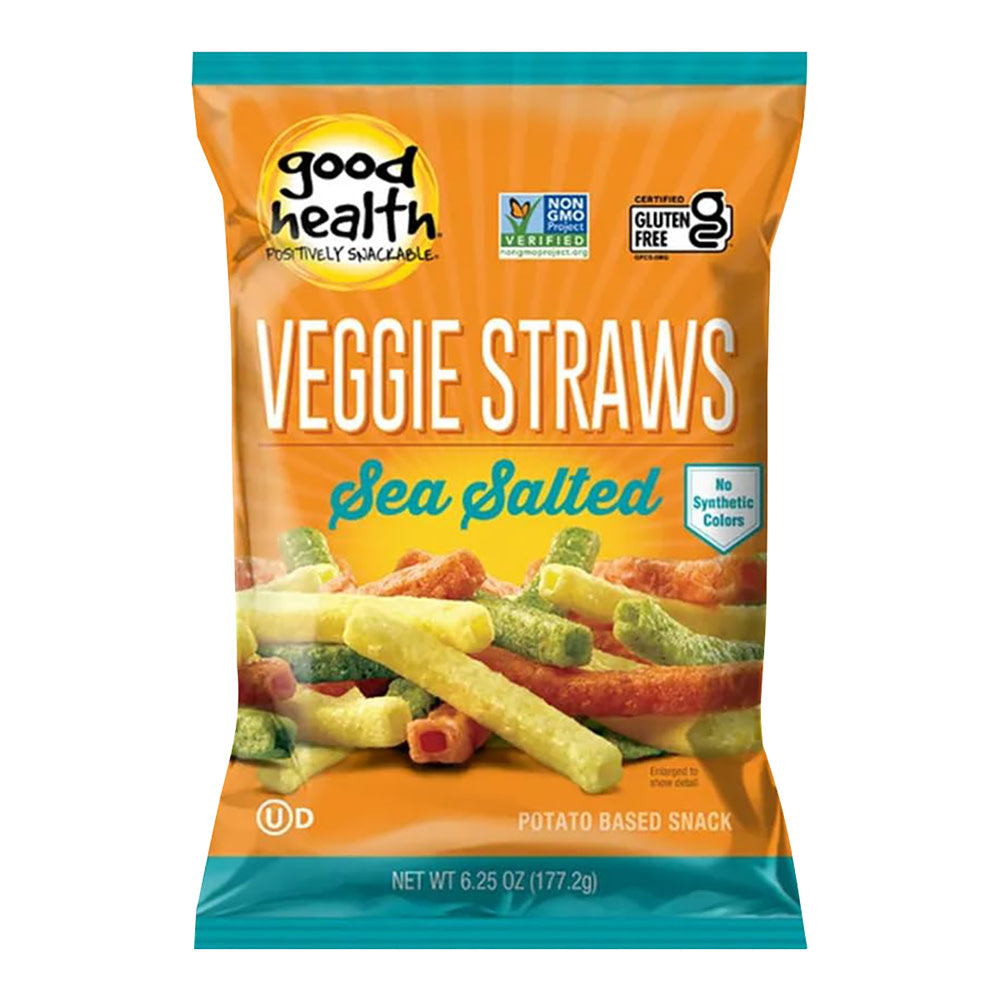 Wholesale Good Health Sea Salted Veggie Straws 6.25 Oz Bag- Bulk
