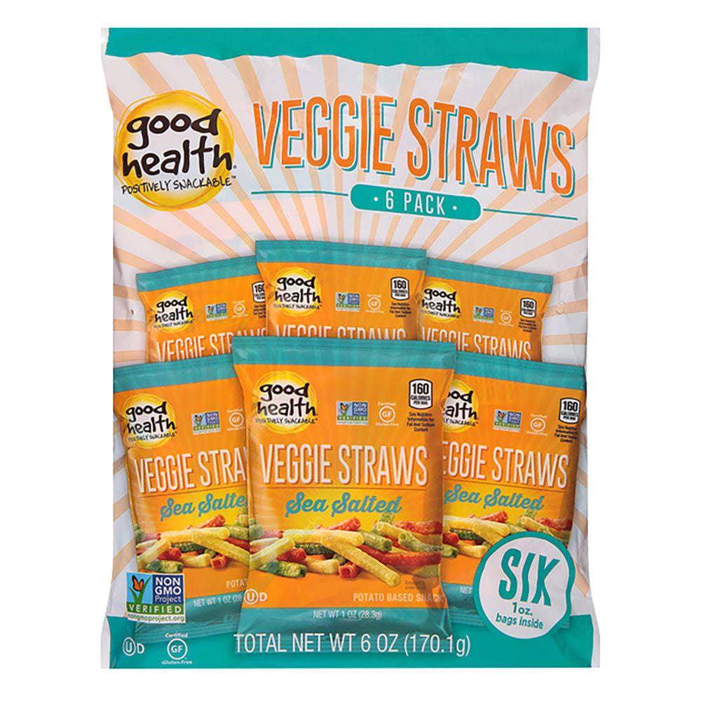 Wholesale Good Health Veggie Straws Multipack 6 Count 6 Oz Bag- Bulk
