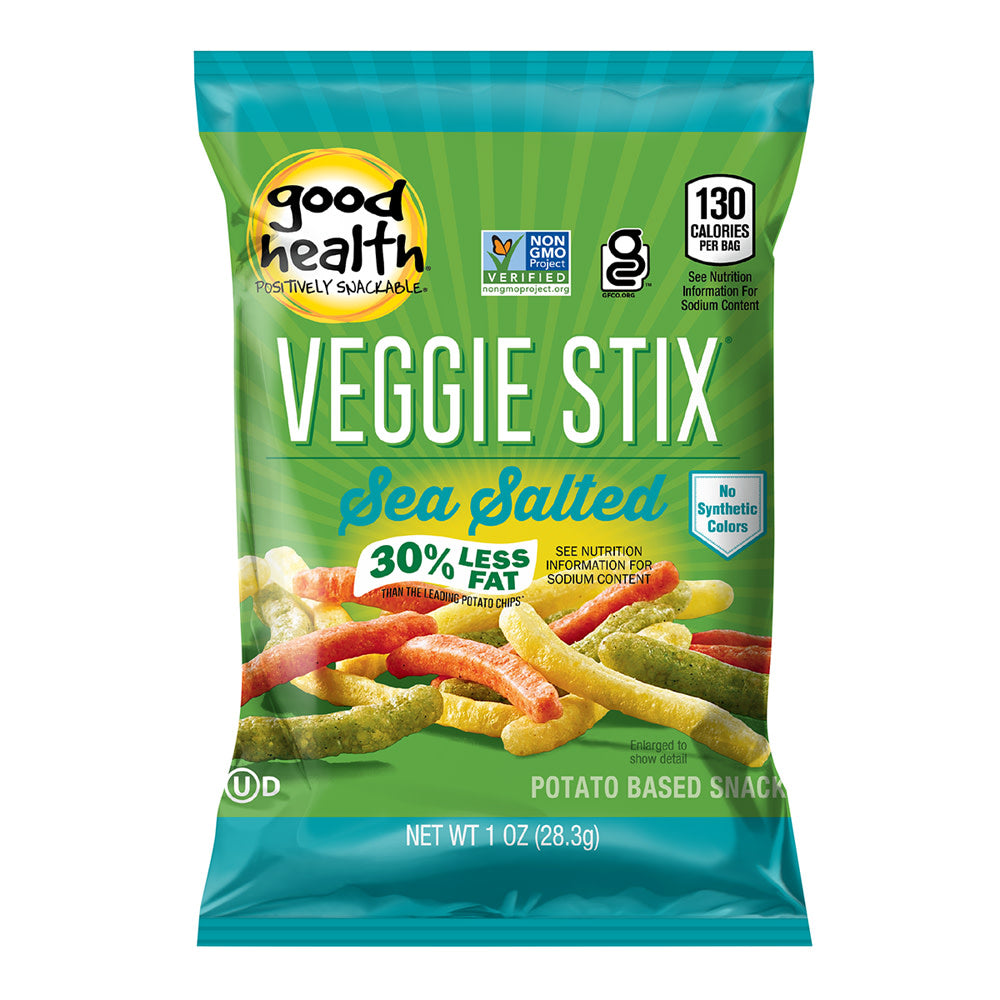 Wholesale Good Health Sea Salted Veggie Straws 1 Oz Bag- Bulk