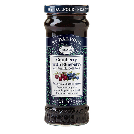 Wholesale St. Dalfour Cranberry With Blueberry Preserves 10 Oz Jar- Bulk