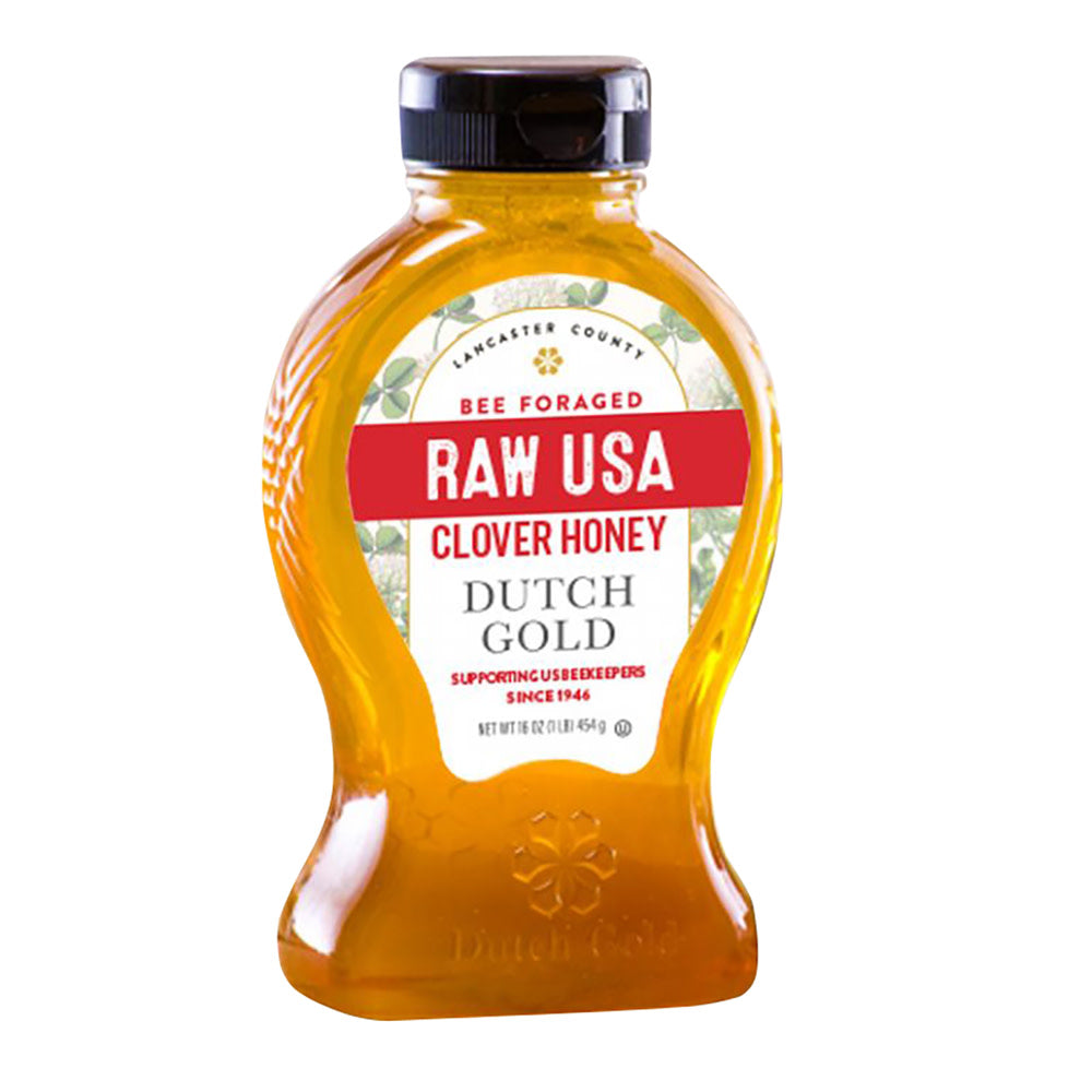 Wholesale Dutch Gold Honey From Clover Blossoms 16 Oz Bottle- Bulk