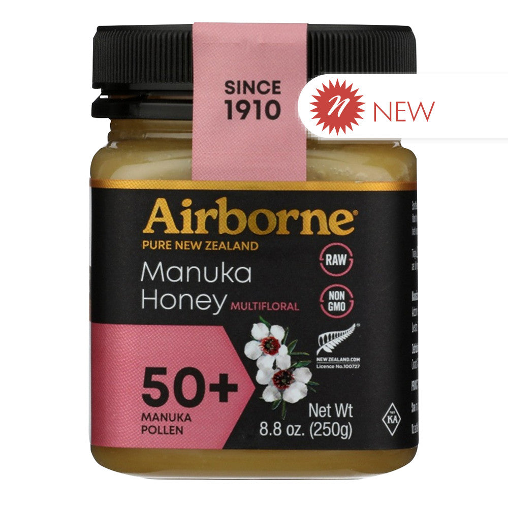 Wholesale Airborne - Manuka 50+ Multi Floral Honey - 8.8Oz- Bulk
