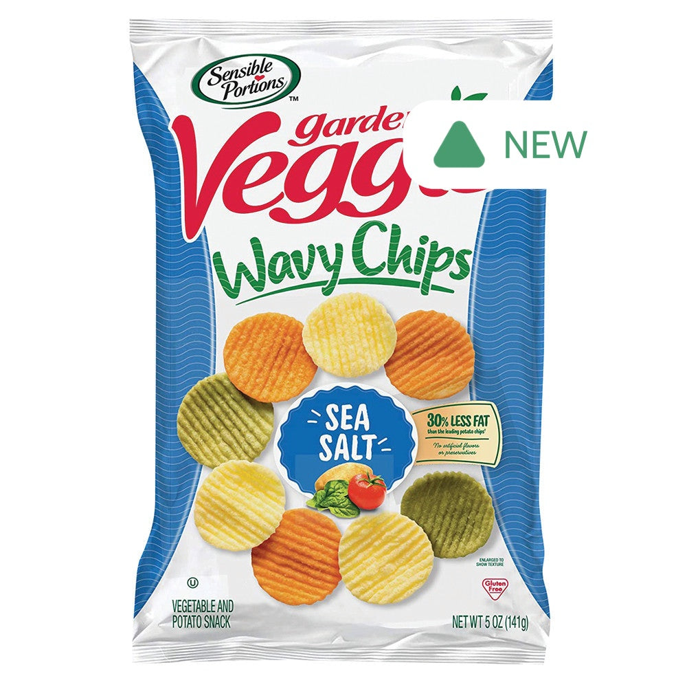 Wholesale Sensible Portions Sea Salt Veggie Chips 5 Oz Bag- Bulk