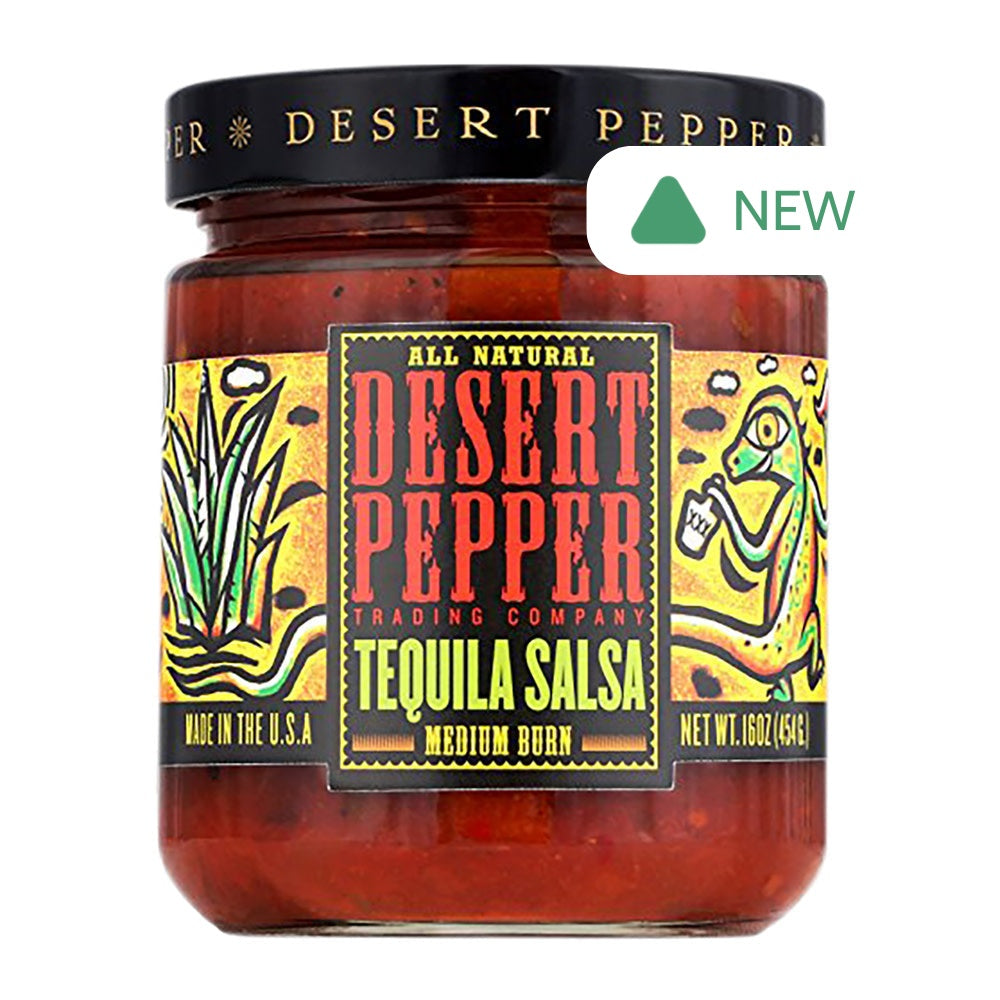 Wholesale Desert Pepper Tequila Salsa 16 Oz Jar- Bulk