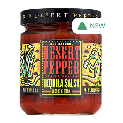 Wholesale Desert Pepper Tequila Salsa 16 Oz Jar- Bulk