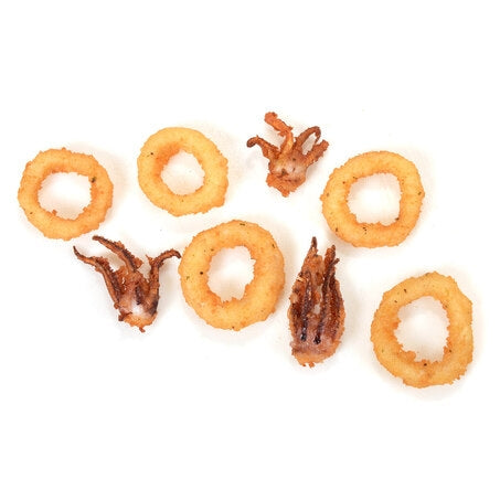 Wholesale Mrs Fridays Case Lightly Breaded Ring & Tentacle Calamari- Bulk