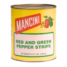 Wholesale Mancini Case Red & Green Bell Pepper Strips- Bulk