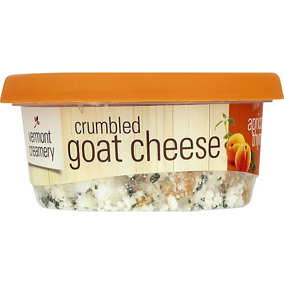 Wholesale Apricot & Thyme Crumbles Chevre 4 OZ- Bulk