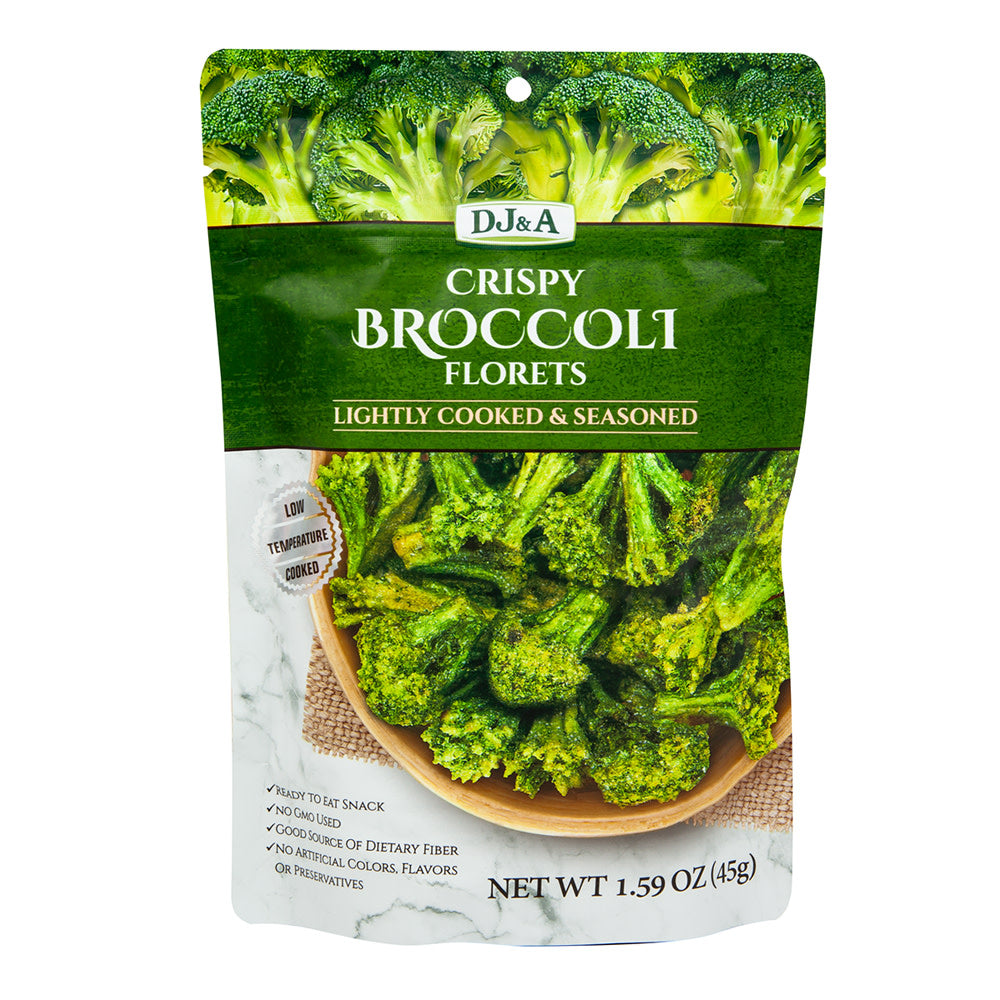 Wholesale Dj&A Broccoli Florets 1.59 Oz Pouch- Bulk