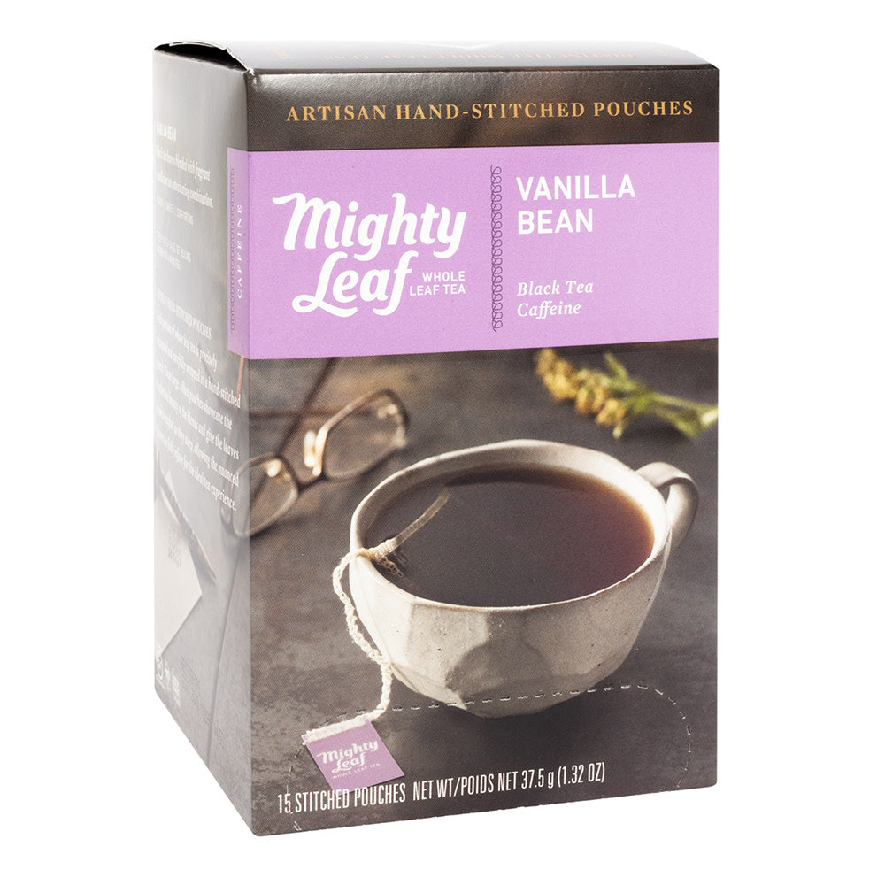 Wholesale Mighty Leaf Vanilla Bean Tea 15 Ct Box- Bulk