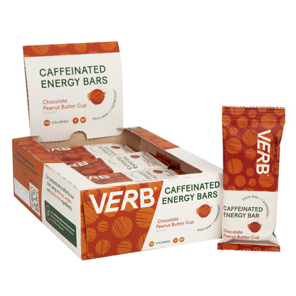 Wholesale Verb Chocolate Peanut Butter Cup Energy Bars .92 Oz- Bulk