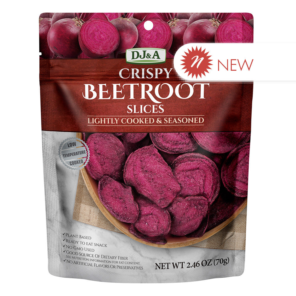 Wholesale Dj&A - Crispy Beetroot Slices - 2.47Oz- Bulk