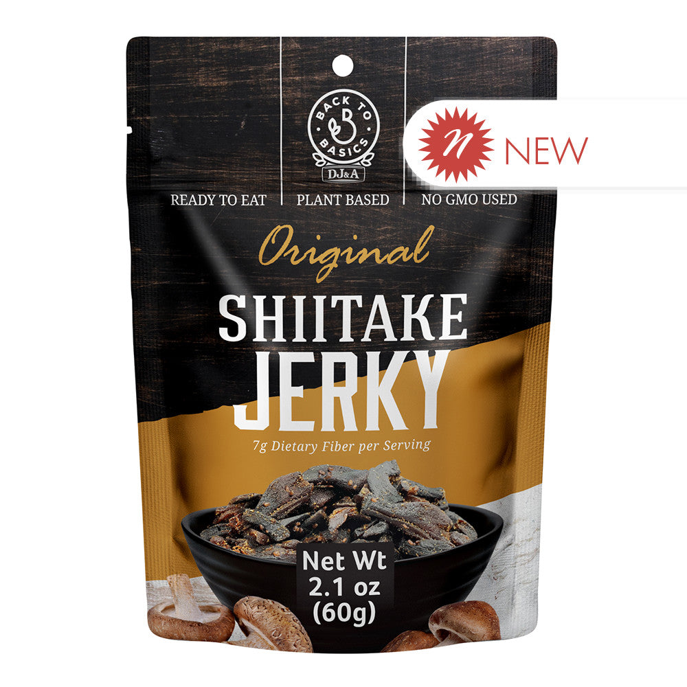 Wholesale Dj&A - Shiitake Mushroom Jerky Orginal - 2.12Oz- Bulk