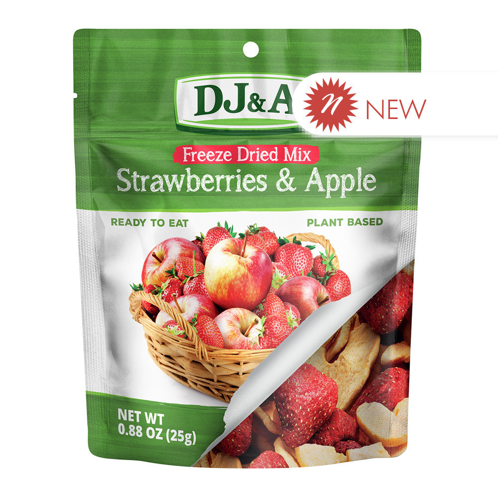 Wholesale Dj&A - Freeze Dried Strawberry & Apple - 0.88Oz- Bulk