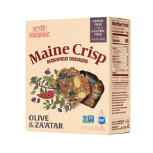 Wholesale Maine Crisp Buckwheat Crackers Olive & Za Atar 4 Oz Box- Bulk
