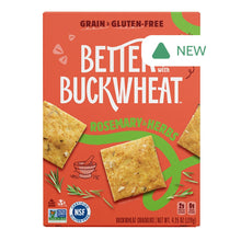 Wholesale Better Buckwheat Rosemary Herb Crackers 4.25 Oz Box- Bulk