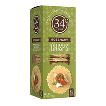 Wholesale 34 Degrees Rosemary Crisps 4.5 Oz Box- Bulk