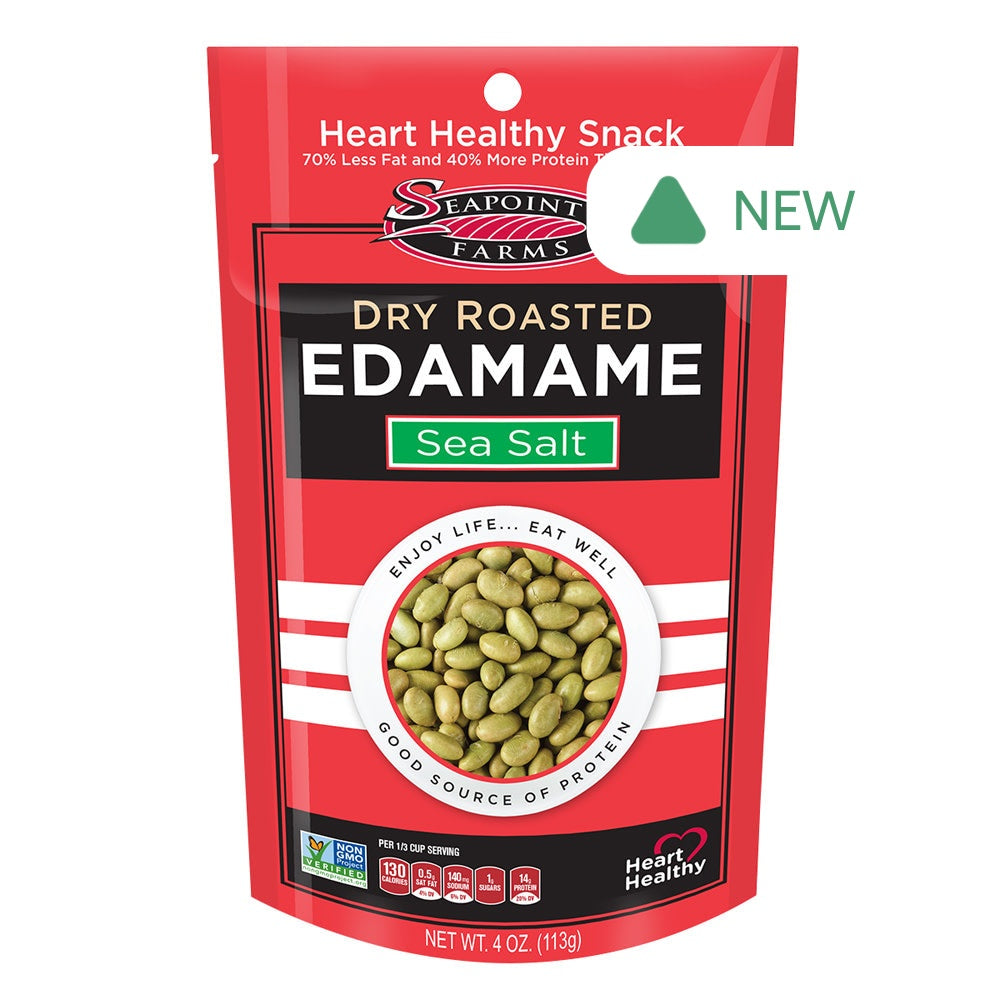 Wholesale Seapoint Farms Lightly Salted Dry Roasted Edamame 4 Oz Bag- Bulk