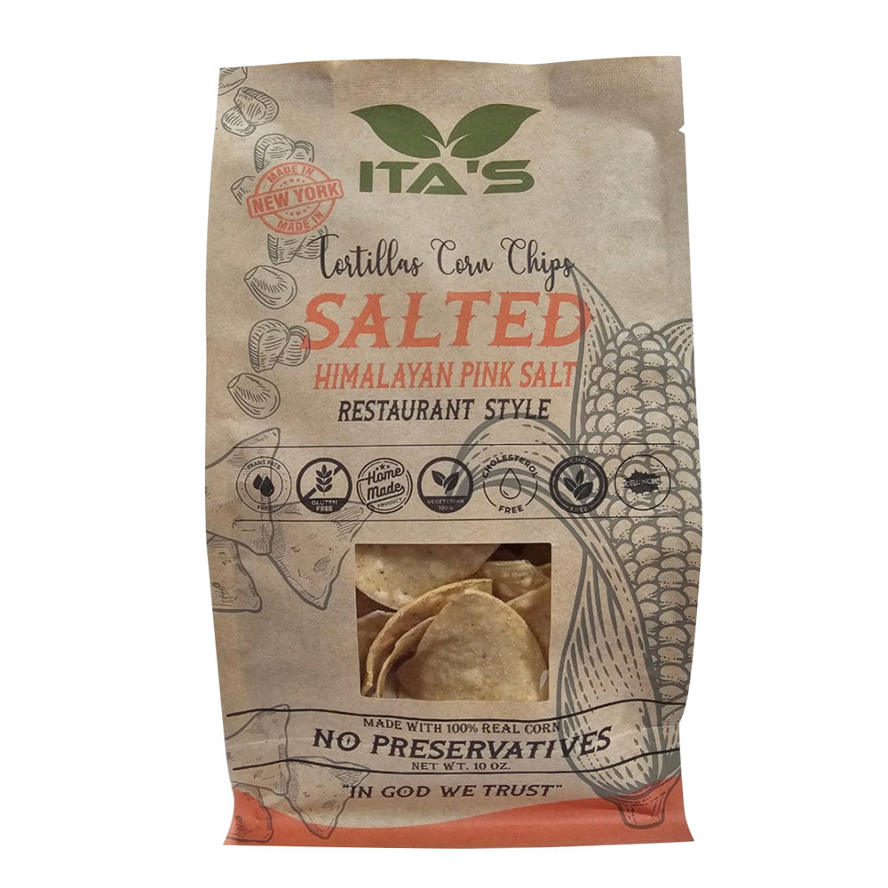 Wholesale Ita’S Tortillas Salted Pink Himalayan Salt Corn Chips 10 Oz Bag- Bulk