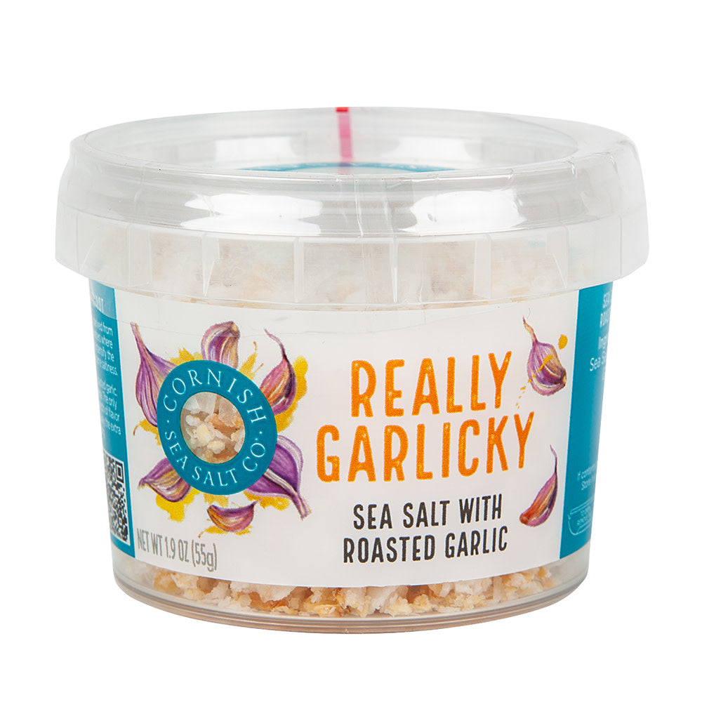 Wholesale Cornish Sea Salt Really Garlickly 1.9 Oz Tub- Bulk