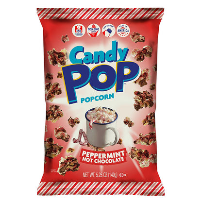 Wholesale Candy Pop Peppermint Candy Popcorn 5.25 Oz Bag- Bulk