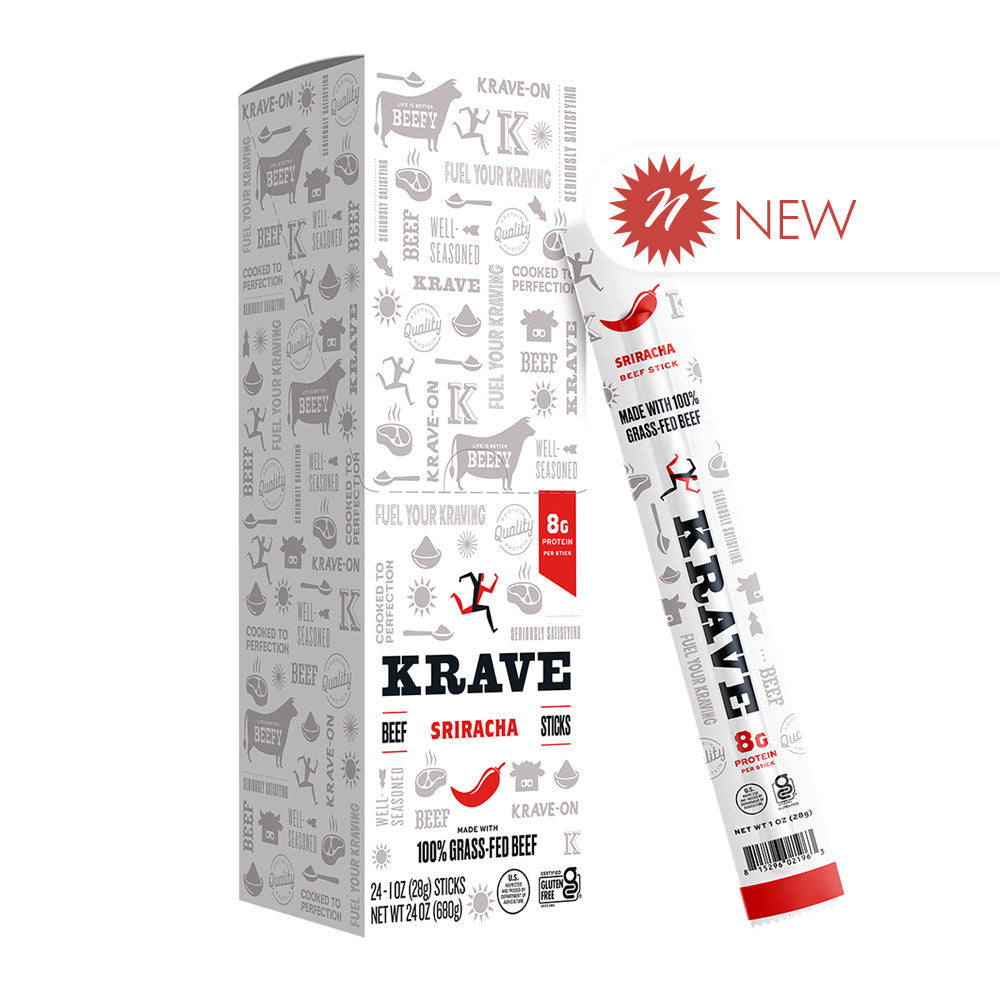 Wholesale Krave - Beef Stick Sriracha 1Oz- Bulk